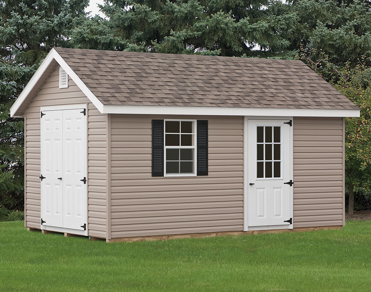 Vinyl Siding Deluxe Estate Sheds | Sheds by Siding | GazeboCreations 