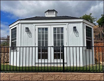 10 x 16 Custom Oval Smartside Sunroom/Cabana