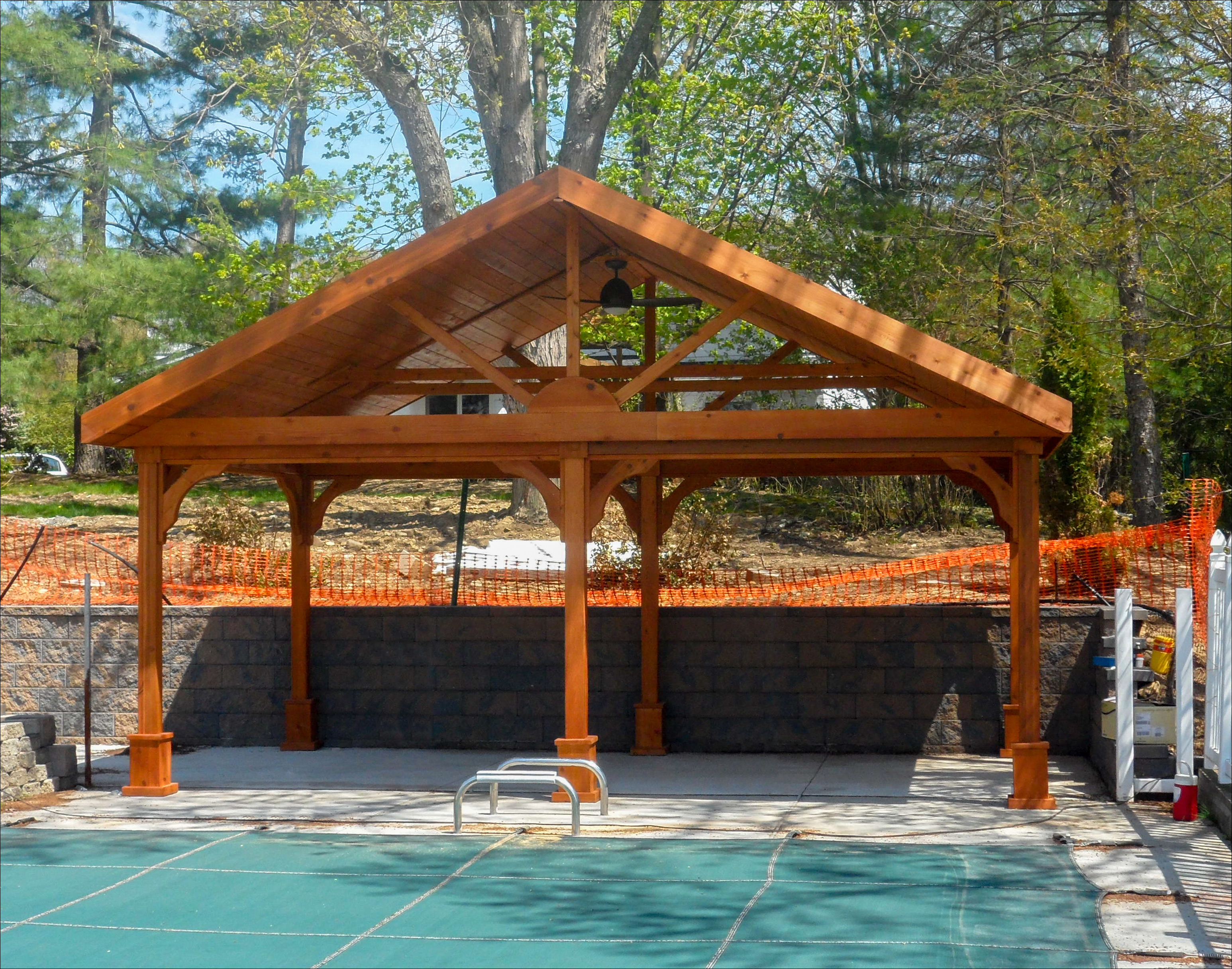 Customer S Photo 12 X 20 Cedar Long Gable Ramada