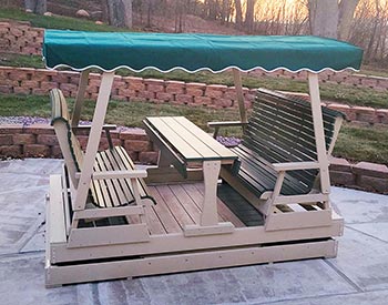 6-Person Poly Glider shown <b>without</b> Safety Kit