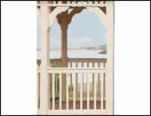 Gazebos with Almond Vinyl
