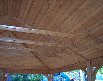 Cedar Tongue and Groove Ceiling