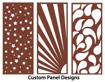 Powder Coated Steel Privacy Panel