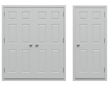 5 Wide Double Door & Single Door