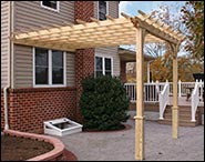 Wall Mount Pergolas