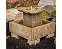 Concrete Oriental Style Fountain