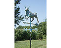 Copper Bull Verdigris Weathervane