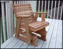 Red Cedar American Classic Glider Chair