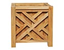 Teak Chippendale Planter
