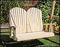 Treated Pine Adirondack Porch Swing