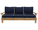 Teak Port Sofa w/ Cushions