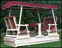 Poly Lumber Biscayne Glider