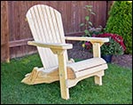 Treated Pine Folding Adirondack Chair