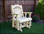 Treated Pine Fanback Glider Chair