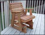 Red Cedar American Classic Glider Chair