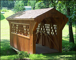 Covered Pine Bridge