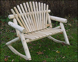 Rustic Rocking Chairs / Benches