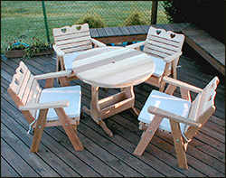 Red Cedar Leisure Time Patio Collection