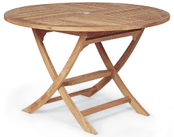 47" Teak Round Sailor Table