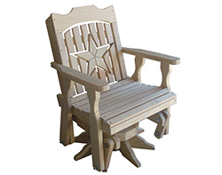 Treated Pine Starback Swivel Glider Chair