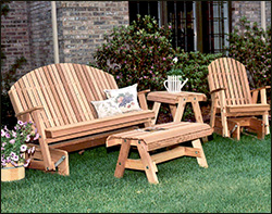 Red Cedar Blue Mountain Fanback Glider Collection