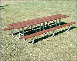 Extra Heavy-Duty Shelter Picnic Table