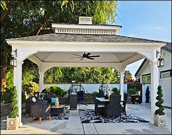 Vinyl Double Roof Ramada