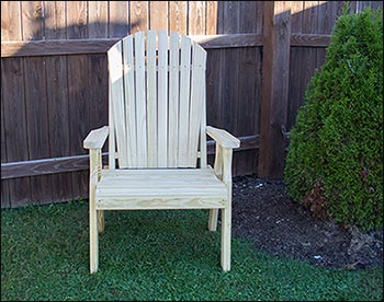 Treated Pine Curveback Patio Chair