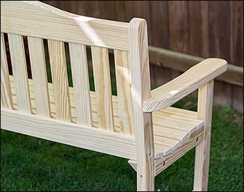 Treated Pine English Garden Bench