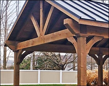 Rustic Douglas Fir Herrington Ramada