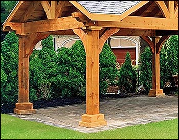 Rustic Eastern Hemlock Herrington Ramada