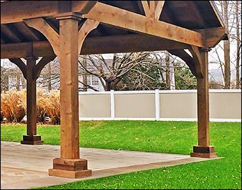 Rustic Douglas Fir Herrington Ramada
