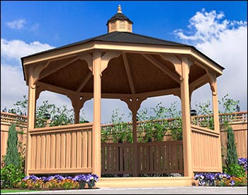 Red Cedar Garden Gazebo