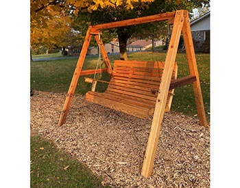 Red Cedar Royal Highback Porch Swing