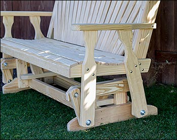 Treated Pine Fanback Glider