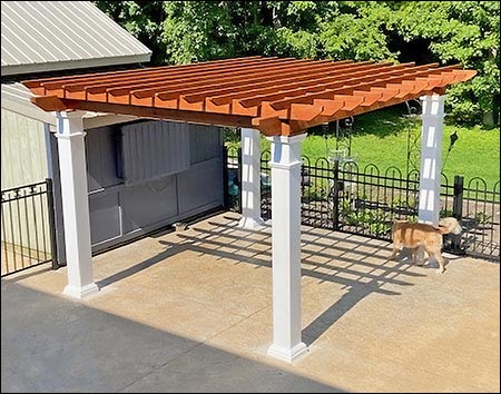 Red Cedar Free Standing Solace Pergola
