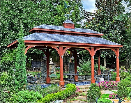 Red Cedar Double Roof Ramada