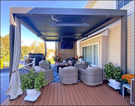 Aluminum Louvered Pergola 400 