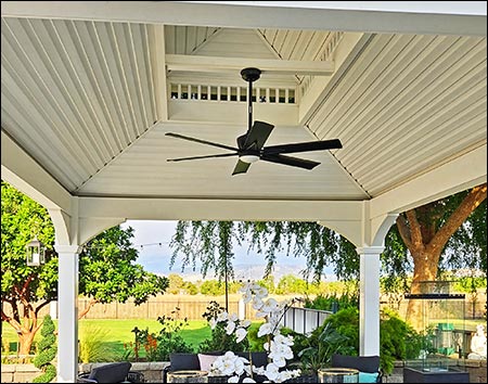 Vinyl Double Roof Ramada