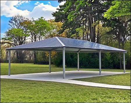 All Steel Single Roof Summerset (Rectangle) Pavilions