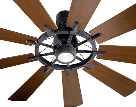 65" Aristocrat LED Outdoor Ceiling Fan