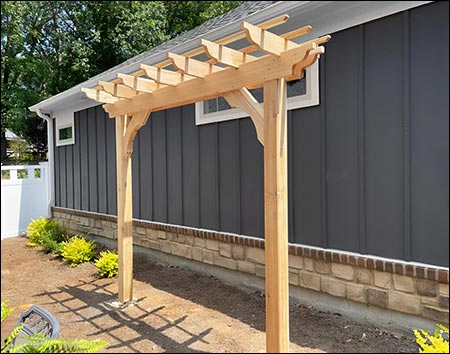 Red Cedar In-Line Pergolas