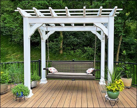 Vinyl Free Standing 4-Beam Pergolas