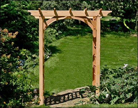 Red Cedar Canterbury Arbor