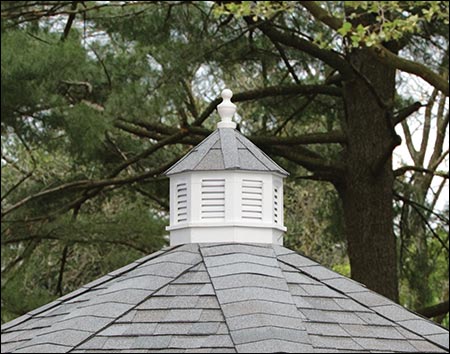 Vinyl Octagon Cupola