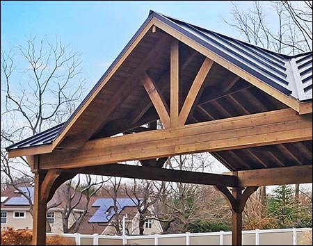 Rustic Eastern Hemlock Herrington Ramada