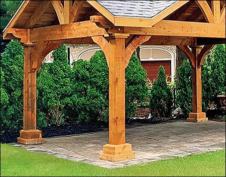 Rustic Eastern Hemlock Herrington Ramada