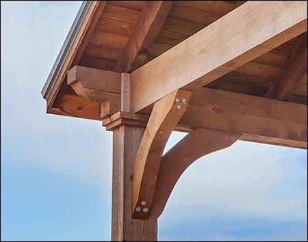Rustic Eastern Hemlock Herrington Ramada