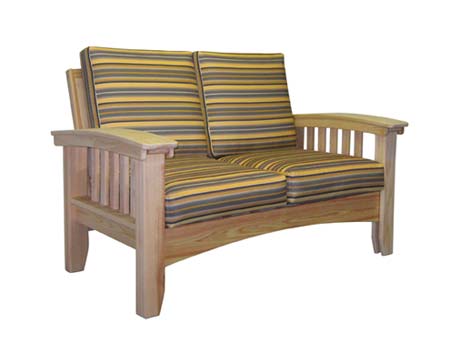 Cypress Mission Loveseat w/Sunbrella Cushions