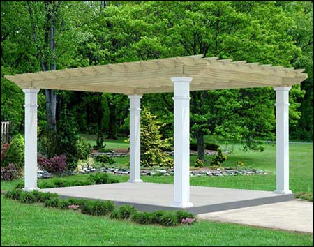 Treated Pine Free Standing Solace Pergola